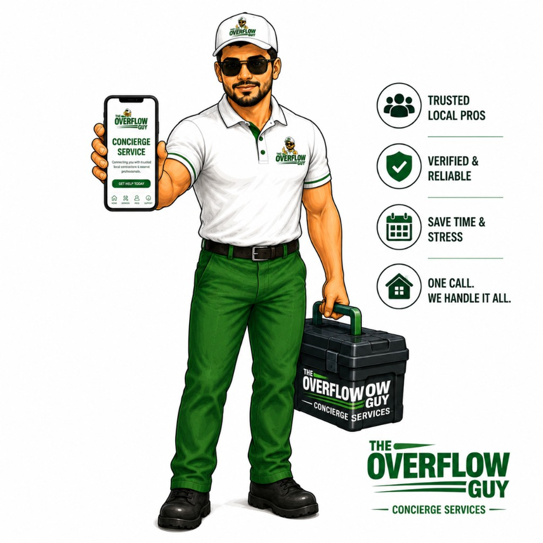 Ahmed, The Overflow Guy — concierge services